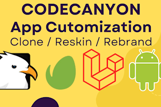 install, reskin, rebrand your codecanyon apps