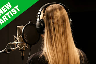 record kid girl youth voice over in english