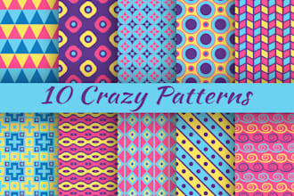 design unique seamless patterns for digital print