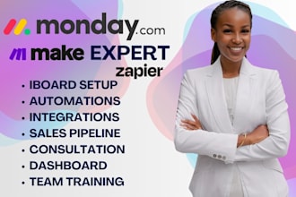 setup monday crm workflow monday automation monday integration mondaycom expert