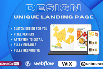 create a landing page, or squeeze page for lead conversion