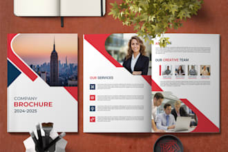 design your company profile and annual report