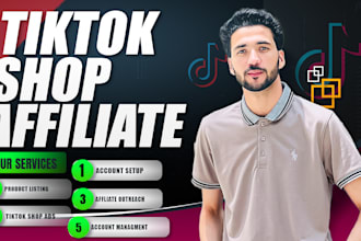 setup, manage affiliate marketing for your tiktok shop, account management