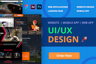 modern web design in figma, website design, or UI UX design