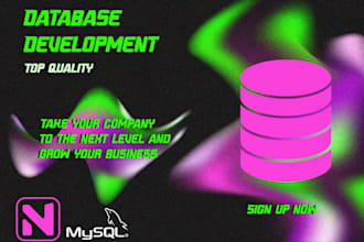 develop a database with mysql