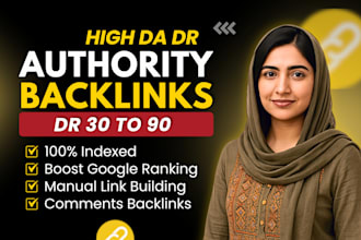 do high da dr backlinks on unique domains and high authority link building seo