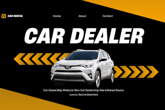 create cargo rental car rental website car dealership sauna website limo service