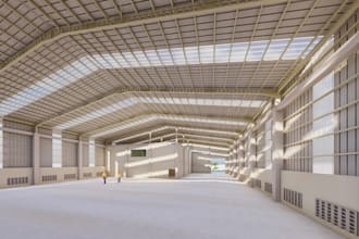 create 3d model for warehouse and others steel structure with sketchup