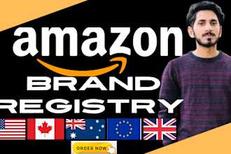 help you with trademark registration and amazon brand registry