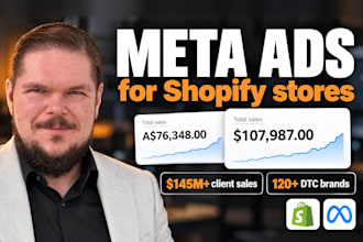 be your shopify facebook ads manager and scale your sales