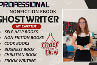 be your ghostwriter ebook writer nonfiction self help ebook ghostwriter