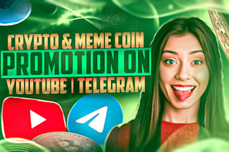 promote your crypto or meme project on my youtube channel