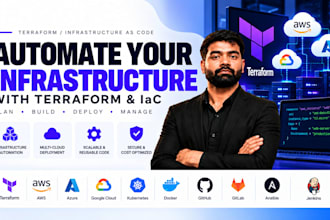 write terraform code to build your AWS or azure infrastructure