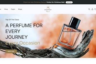 build perfume shopify store body spray perfume website cologne fragrance website