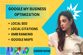 optimize your google my business for local SEO and gmb ranking