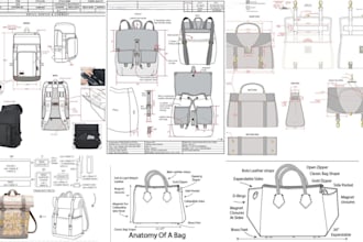 design bag, backpack, handbag, luggage with tech pack