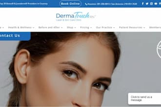 design medical spa, skincare, botox, dermal filler, chiropractor, dental website