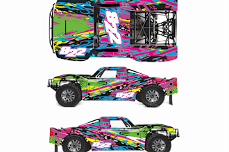 make truck livery full design or side, hood, tailgate only with all trucks brand
