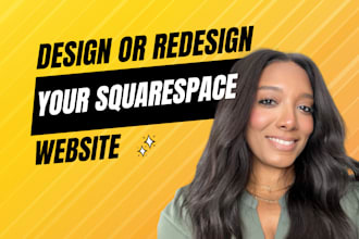 develop and design a squarespace website