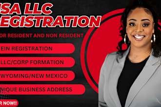 do US llc registration, ein number, boi report and renew llc