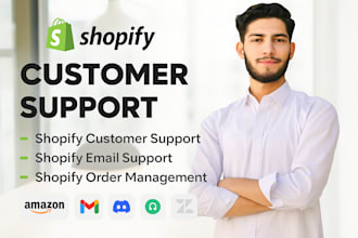 be your expert shopify customer support agent providing customer support service