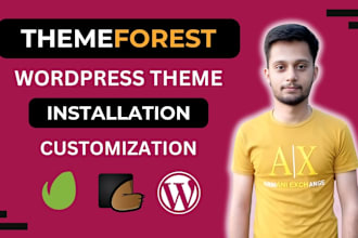install, customize themeforest, envato elements wordpress theme, and demo