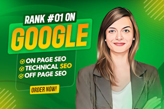 do onpage SEO and technical with off page optimization for top rankings