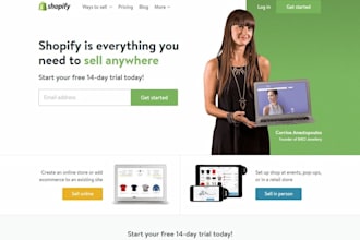 design shopify landing page figma xd to shopify with pagefy or gempages