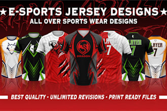 do sublimation jersey esports jersey and gaming jersey design