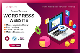 design a wordpress business website with ai chatbot and seo setup
