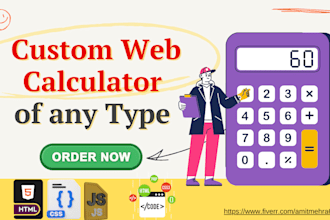 make any custom calculator web calculator online calculator