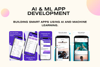develop cutting edge ai, machine learning apps for android and ios