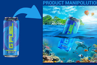 design creative product manipolution post ads