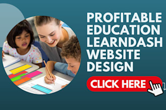 design educational website learndash website education elearning ims website
