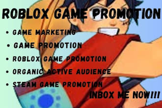 do roblox game promotion, game promotion to get more visibilities and wishlist
