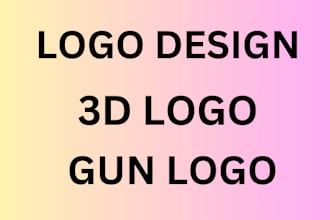 design 3d logo for your website