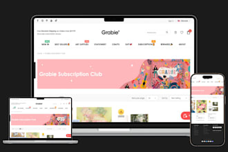 build subscription box shopify store membership website subscription box website