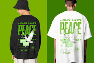 create christian urban streetwear tshirt design