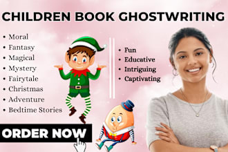 be children story book ghostwriter kids book fantasy fiction short story writing