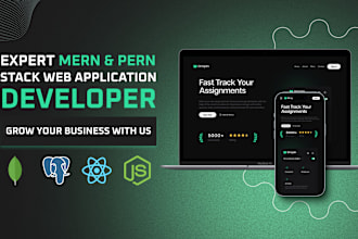 be your full, pern and mern stack web developer