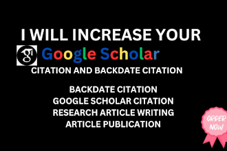 increase your google scholar citation, backdated citation and scopus