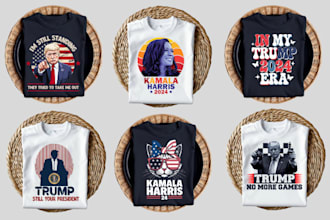 create trump or political shirt designs for pod