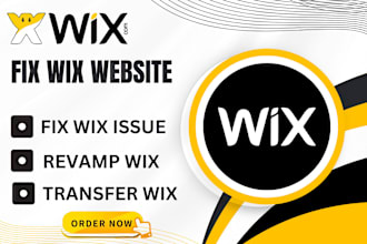 update wix website fix wix issue edit wix revamp wix website wix development wix