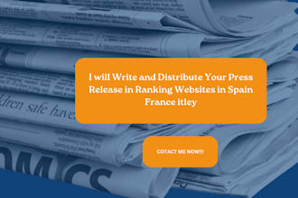 write and distribute your pressrelease in ranking websites in spain france itley
