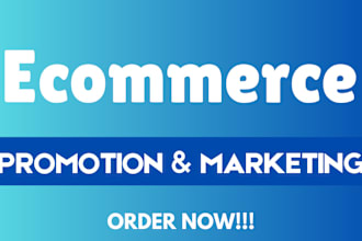 shopify marketing, amazon store, ebay, etsy store, ecommerce dropshipping store