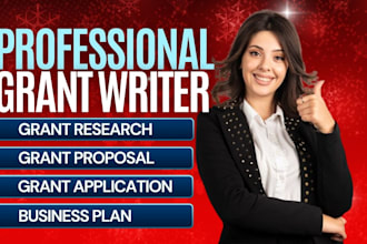 do grant research, grant proposal writing, and grant application
