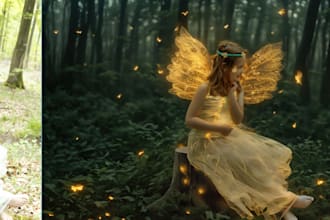 do manipulation background as your request