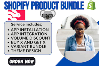 setup shopify unlimited bundles fast bundle pumper koala bundler selleasy app
