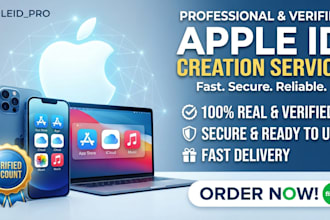 create your parsonal apple id for you very fast and secure, for any country
