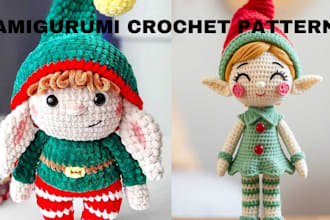 craft amigurumi crochet patterns for toys animals with steps instruction image